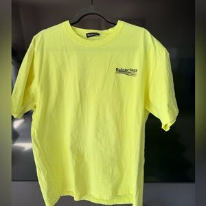 Balenciaga Neon Yellow Tee